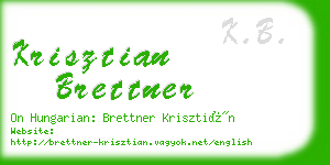krisztian brettner business card
